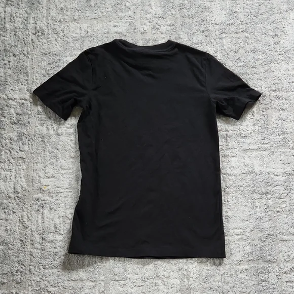 Adidas Black Tee with White Trefoil Logo Size Small - Picture 5 of 5